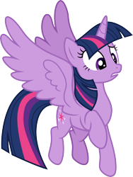 Size: 3000x3983 | Tagged: safe, artist:cloudy glow, twilight sparkle, alicorn, pony, equestria games (episode), g4, .ai available, female, flying, high res, mare, simple background, solo, transparent background, twilight sparkle (alicorn), vector