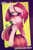 Size: 1750x2650 | Tagged: safe, artist:miryelis, pinkie pie, alien, earth pony, pony, g4, big ears, bow, cute, cuteamena, full body, green eyes, long hair, looking at you, pinkamena diane pie, smiling, smiling at you, solo, text