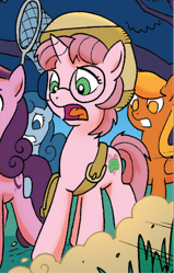 Size: 392x617 | Tagged: safe, artist:tony fleecs, idw, pony, unicorn, friends forever #23, g4, my little pony: friends forever, spoiler:comic, hat, splendor woods, unnamed character, unnamed pony