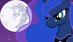 Size: 3650x2111 | Tagged: safe, artist:the-intelligentleman, princess luna, pony, g4, high res, mare in the moon, moon, solo, wallpaper