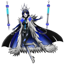 Size: 4216x4160 | Tagged: safe, artist:artemis-polara, oc, oc only, oc:coldlight bluestar, human, equestria girls, g4, bodysuit, breasts, clothes, commission, crown, evening gloves, fur coat, gloves, jewelry, long gloves, long hair, regalia, simple background, solo, transparent background