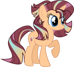 Size: 8211x7458 | Tagged: safe, artist:shootingstarsentry, oc, oc:sundance flare, pony, unicorn, absurd resolution, female, mare, offspring, parent:flash sentry, parent:sunset shimmer, parents:flashimmer, simple background, solo, transparent background