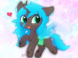 Size: 4000x3000 | Tagged: safe, artist:zokkili, queen chrysalis, changeling, changeling queen, g4, beanbrows, cute, cutealis, eyebrows, eyebrows visible through hair, female, heart, high res, horn, looking at you, signature, smiling, smiling at you, solo, sparkles, tongue out, wings