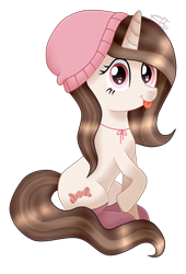 Size: 2137x3145 | Tagged: safe, artist:cindystarlight, oc, pony, unicorn, clothes, female, high res, mare, simple background, socks, solo, tongue out, transparent background