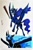 Size: 2390x3575 | Tagged: safe, artist:cahandariella, nightmare moon, princess luna, alicorn, pony, g4, baseball bat, duo, high res, marker drawing, nail bat, newbie artist training grounds, spread wings, traditional art, violence, wings