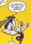 Size: 394x560 | Tagged: safe, artist:andy price, idw, rarity, pony, unicorn, g4, and then there's rarity, comics, cropped, hair, hair pulling, mane, offscreen character, purple hair, purple mane, rarity being rarity, ruffian, simple background, skewed priorities, solo focus, yellow background