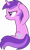 Size: 2103x3500 | Tagged: safe, artist:catachromatic, artist:parclytaxel, amethyst star, sparkler, pony, unicorn, g4, my little pony: friendship is magic, rock solid friendship, .svg available, :c, >:c, amethyst star is not amused, annoyed, background pony, closed mouth, covering ears, female, frown, high res, mare, show accurate, simple background, sitting, solo, svg, transparent background, unamused, vector