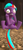 Size: 297x657 | Tagged: safe, twilight sparkle, alicorn, pony, elements of insanity, g4, 3d, butt, colored horn, colored wings, female, floating, gmod, green eyes, grin, horn, mare, plot, shrunken pupils, smiling, solo focus, weasellight sparkcake, wings