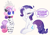 Size: 1954x1350 | Tagged: safe, artist:arwencuack, rarity, sweetie belle, gynoid, pony, robot, robot pony, unicorn, g4, blue screen of death, blushing, commission, cross-popping veins, duo, emanata, eyes closed, facehoof, female, malfunction, sweetie bot