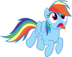 Size: 2775x2179 | Tagged: source needed, safe, artist:rosasaav, rainbow dash, pegasus, pony, g4, the ending of the end, female, flying, full body, high res, mare, simple background, solo, tongue out, transparent background, vector