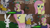 Size: 2000x1125 | Tagged: safe, edit, edited screencap, editor:quoterific, screencap, angel bunny, fluttershy, zecora, pegasus, pony, rabbit, zebra, g4, season 9, she talks to angel, animal, cauldron, female, mare, zecora's hut