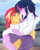 Size: 736x920 | Tagged: safe, artist:eddin_sciset, sci-twi, sunset shimmer, twilight sparkle, human, equestria girls, g4, duo, female, lesbian, ship:sci-twishimmer, ship:sunsetsparkle, shipping