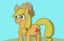 Size: 5100x3300 | Tagged: safe, artist:toonyloo, applejack, earth pony, pony, g4, female, hat, solo