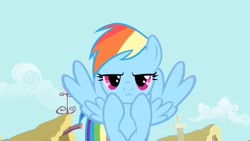 Size: 1920x1080 | Tagged: safe, screencap, rainbow dash, pegasus, pony, a bird in the hoof, g4, female, mare, solo