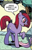 Size: 398x613 | Tagged: safe, artist:pencils, idw, ace duster, fluttershy, earth pony, pony, friendship is magic #73, g4, my little pony: friendship is magic (idw), spoiler:comic, angry, butt, female, mare, not limestone pie, open mouth, sitting