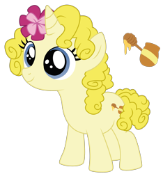 Size: 2812x3000 | Tagged: safe, artist:dragonchaser123, honey sweet, pony, unicorn, g4, cutie mark, female, filly, foal, high res, simple background, transparent background