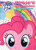 Size: 2352x3222 | Tagged: safe, pinkie pie, earth pony, pony, g4, official, balloon, book cover, cover, female, high res, looking at you, mare, pinkie's pony palooza coloring book, rainbow, smiling, smiling at you, solo, text