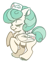 Size: 411x535 | Tagged: safe, artist:thegamercolt, oc, oc:nurse nimble, pegasus, pony, female, mare, simple background, solo, transparent background