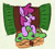 Size: 1356x1218 | Tagged: safe, artist:purppone, berry punch, berryshine, earth pony, pony, g4, bush, flower, happy, ponerpics import, window