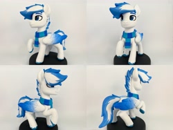 Size: 4096x3077 | Tagged: safe, artist:sparkle257, oc, pegasus, pony, clothes, figurine, irl, photo, scarf, solo