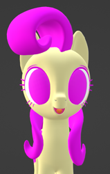 Size: 417x656 | Tagged: safe, artist:wonderls, oc, oc:warm_light, earth pony, pony, 3d, 3d model