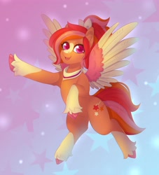 Size: 3718x4096 | Tagged: safe, artist:yutailaarts, oc, oc only, pegasus, pony, female, pegasus oc, solo, spread wings, unshorn fetlocks, wings