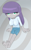 Size: 2227x3599 | Tagged: safe, alternate version, artist:batipin, maud pie, human, equestria girls, g4, barefoot, big breasts, boob socks, breasts, busty maud pie, clothes, compression shorts, eyebrows, eyebrows visible through hair, feet, female, high res, looking at you, solo