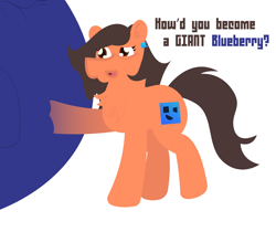 Size: 1789x1500 | Tagged: safe, artist:epsipepnsfw, oc, oc only, oc:aaaaaaaaaaa, oc:robertapuddin, bat pony, pony, comic:how to become a giant blueberry, bat pony oc, blueberry inflation, male, male oc, pony oc, simple background, stallion, stallion oc, transformation, white background