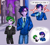 Size: 4299x3876 | Tagged: safe, artist:daazzlin, spike, twilight sparkle, human, g4, clothes, duo, dusk shine, human spike, humanized, male, rule 63, suffering, suit
