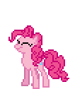 Size: 106x126 | Tagged: safe, artist:deathpwny, pinkie pie, earth pony, pony, g4, animated, dancing, desktop ponies, eyes closed, female, happy, loop, mare, pixel art, simple background, solo, sprite, transparent background