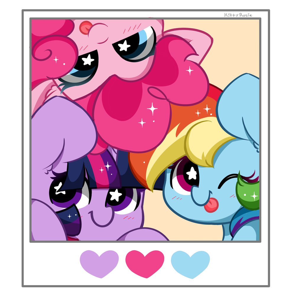 [:p,cute,earth pony,female,group photo,looking at you,mare,pegasus,photo,pinkie pie,pony,rainbow dash,safe,simple background,starry eyes,transparent background,trio,twilight sparkle,upside down,wingding eyes,tongue out,twiabetes,diapinkes,dashabetes,smiling,smiling at you,trio female,artist:kittyrosie]