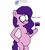 Size: 3023x3351 | Tagged: safe, artist:professorventurer, pipp petals, pegasus, pony, series:ask pippamena, g5, bisexual pride flag, chest fluff, high res, pippamena, pregnant, pride, pride flag, primrose petals, simple background, white background