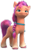 Size: 223x360 | Tagged: safe, edit, edited screencap, screencap, sunny starscout, earth pony, pony, g5, 3d, coat markings, female, head tilt, mare, satchel, simple background, socks (coat markings), solo, transparent background, unshorn fetlocks