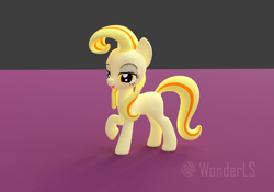 Size: 1620x1136 | Tagged: safe, artist:wonderls, oc, oc:warm_light, earth pony, pony, 3d, 3d model, game