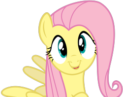 Size: 4009x3156 | Tagged: safe, artist:ambits, fluttershy, pegasus, pony, g4, putting your hoof down, .ai available, simple background, solo, transparent background, vector