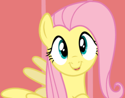 Size: 702x551 | Tagged: safe, artist:ambits, fluttershy, pony, g4, putting your hoof down, animated, eye shimmer, gif, scene interpretation, solo