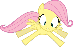 Size: 6024x3870 | Tagged: safe, artist:ambits, fluttershy, pony, g4, .ai available, cute, daaaaaaaaaaaw, female, filly, filly fluttershy, shyabetes, simple background, solo, transparent background, vector, younger