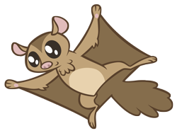 Size: 4475x3368 | Tagged: safe, artist:andoanimalia, flying squirrel, squirrel, g4, may the best pet win, animal, gliding, simple background, solo, transparent background, vector