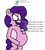 Size: 3023x3351 | Tagged: safe, artist:professorventurer, pipp petals, pegasus, pony, series:ask pippamena, g5, bipedal, chest fluff, female, high res, mare, pippamena, pregnant, primrose petals, simple background, solo, white background