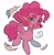 Size: 2002x2048 | Tagged: safe, artist:zira_dawn, pinkie pie, pegasus, pony, g4, bushy brows, female, flying, high res, looking at you, mare, missing cutie mark, open mouth, open smile, pegasus pinkie pie, race swap, simple background, smiling, smiling at you, solo, white background