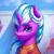 Size: 2000x2000 | Tagged: safe, artist:adagiostring, opaline arcana, pony, unicorn, g5, bust, clothes, commission, commission open, fanart, fanfic, fanfic art, female, high res, looking at you, mare, portrait, robe, solo, three quarter view