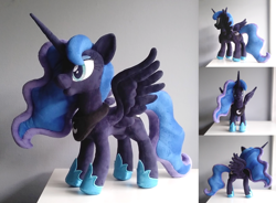 Size: 5143x3793 | Tagged: safe, artist:azdaracylius, princess luna, pony, g4, irl, photo, plushie, solo