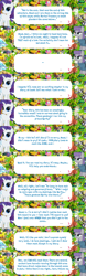 Size: 2048x6555 | Tagged: safe, gameloft, maud pie, rarity, earth pony, pony, unicorn, g4, my little pony: magic princess, official, clothes, dialogue, dialogue box, error, event, female, horn, mare, mobile game, speech bubble, text