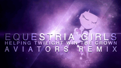 Size: 1280x720 | Tagged: safe, artist:aviators, twilight sparkle, human, equestria girls, g4, 2013, absurd file size, animated, artifact, brony music, downloadable, downloadable content, eyes closed, female, helping twilight win the crown, link in description, music, nostalgia, remix, solo, sound, sound only, text, webm, youtube, youtube link, youtube video