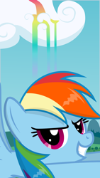 Size: 1080x1920 | Tagged: safe, artist:oobrushstrokeoo, rainbow dash, g4, screensaver