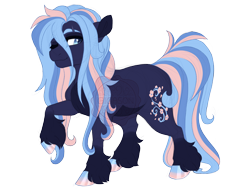 Size: 3500x2700 | Tagged: safe, artist:gigason, oc, oc only, oc:petal pirouette, earth pony, pony, female, high res, mare, obtrusive watermark, simple background, solo, transparent background, unshorn fetlocks, watermark