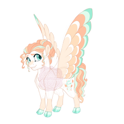 Size: 3500x3500 | Tagged: safe, artist:gigason, oc, oc only, oc:leaf swirl, pegasus, pony, cloven hooves, female, filly, foal, high res, magical lesbian spawn, obtrusive watermark, offspring, parent:rainbow stars, parent:vapor trail, simple background, solo, transparent background, watermark