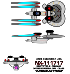 Size: 2507x2640 | Tagged: safe, artist:jrshinkansenhorse, derpibooru exclusive, star trek: sunset shimmer, equestria girls, g4, my little pony equestria girls: better together, crossover, equestria girl class, high res, simple background, spaceship, star trek, starship, transparent background, uss equestria girl