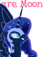 Size: 145x185 | Tagged: safe, screencap, nightmare moon, alicorn, pony, g4, cropped, ethereal mane, eyelashes, female, helmet, horn, meme, open mouth, simple background, slit pupils, solo, starry mane, text, white background, wings, wow! glimmer