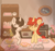 Size: 2048x1920 | Tagged: safe, artist:taoyvfei, oc, oc:taoyvfei, pony, unicorn, curved horn, flower, food, horn, ice, knife, pancakes, pixel art, tea, unicorn oc